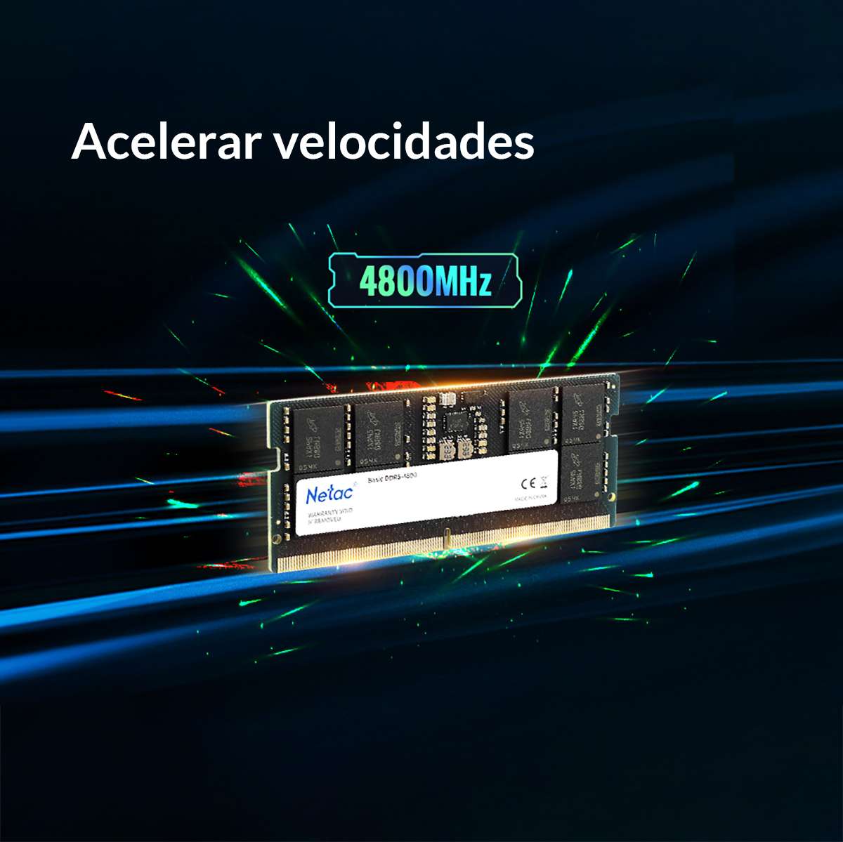 Memoria Netac Basic Sodimm 16GB DDR5 para Notebook